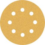 Smirghel EXPERT C470 cu 8 orificii pentru slefuitoare orbitale cu excentric 115 mm, G 60, 5 buc.