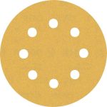 Smirghel EXPERT C470 cu 8 orificii pentru slefuitoare orbitale cu excentric 115 mm, G 180, 5 buc.