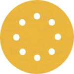 Smirghel EXPERT C470 cu 8 orificii pentru slefuitoare orbitale cu excentric 115 mm, G 240, 5 buc.