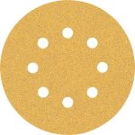 Hartie abraziva EXPERT C470 cu 8 orificii pentru slefuitoare orbitale cu excentric 125 mm, G 60, 5 buc.