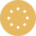 Hartie abraziva EXPERT C470 cu 8 orificii pentru slefuitoare orbitale cu excentric 125 mm, G 80, 5 buc.