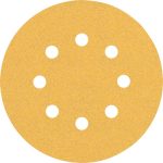 Hartie abraziva EXPERT C470 cu 8 orificii pentru slefuitoare orbitale cu excentric 125 mm, G 100, 5 buc.