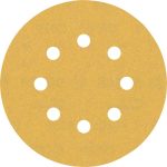 Hartie abraziva EXPERT C470 cu 8 orificii pentru slefuitoare orbitale cu excentric 125 mm, G 180, 5 buc.