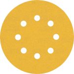 Hartie abraziva EXPERT C470 cu 8 orificii pentru slefuitoare orbitale cu excentric 125 mm, G 240, 5 buc.