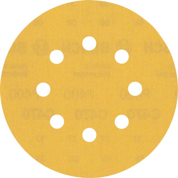 2608900811_bo_pro_u_f_1_2239890 Hartie abraziva EXPERT C470 cu 8 orificii pentru slefuitoare orbitale cu excentric 125 mm, G 400, 5 buc. - imagine 1
