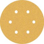 Hartie abraziva EXPERT C470 cu 6 orificii pentru slefuitoare orbitale cu excentric 150 mm, G 60, 5 buc.