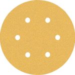 Hartie abraziva EXPERT C470 cu 6 orificii pentru slefuitoare orbitale cu excentric 150 mm, G 80, 5 buc.