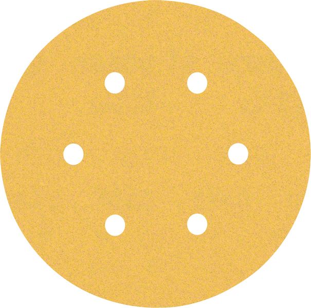 2608900817_bo_pro_u_f_1_2240058 Hartie abraziva EXPERT C470 cu 6 orificii pentru slefuitoare orbitale cu excentric 150 mm, G 120, 5 buc. - imagine 1