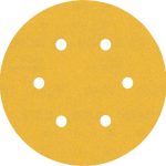 Hartie abraziva EXPERT C470 cu 6 orificii pentru slefuitoare orbitale cu excentric 150 mm, G 240, 5 buc.
