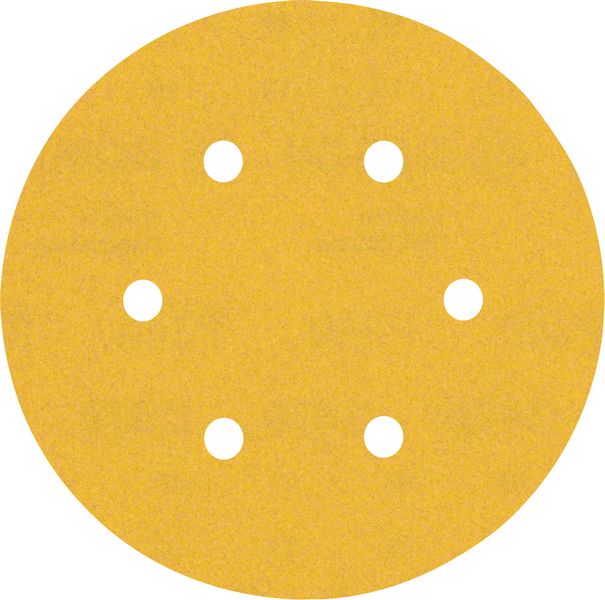 2608900819_bo_pro_u_f_1_2240114 Hartie abraziva EXPERT C470 cu 6 orificii pentru slefuitoare orbitale cu excentric 150 mm, G 240, 5 buc. - imagine 1