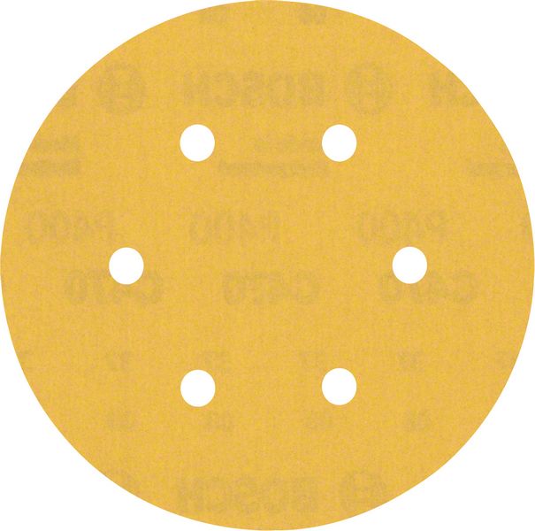 2608900821_bo_pro_u_f_1_2240170 Smirghel EXPERT C470 cu 6 orificii pentru slefuitoare orbitale cu excentric 150 mm, G 400, 5 buc. - imagine 1