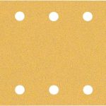 Smirghel EXPERT C470 cu 14 orificii pentru slefuitoare orbitale, 115 x 280 mm, G 80, 10 buc.