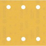 Smirghel EXPERT C470 cu 14 orificii pentru slefuitoare orbitale, 115 x 280 mm, G 400, 10 buc.