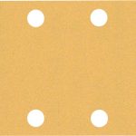Hartie abraziva EXPERT C470 cu 8 orificii pentru slefuitoare orbitale, 80 x 133 mm, G 120, 10 buc.