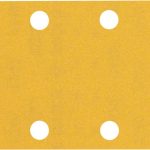 Hartie abraziva EXPERT C470 cu 8 orificii pentru slefuitoare orbitale, 80 x 133 mm, G 240, 10 buc.
