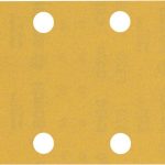 Hartie abraziva EXPERT C470 cu 8 orificii pentru slefuitoare orbitale, 80 x 133 mm, G 320, 10 buc.