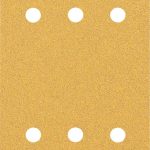 Smirghel EXPERT C470 cu 6 orificii pentru slefuitoare orbitale, 115 x 107 mm, G 60, 10 buc.