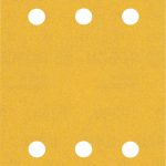 Smirghel EXPERT C470 cu 6 orificii pentru slefuitoare orbitale, 115 x 107 mm, G 240, 10 buc.