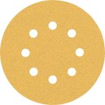 Hartie abraziva EXPERT C470 cu 8 orificii pentru slefuitoare orbitale cu excentric 125 mm, G 80, 50 buc.
