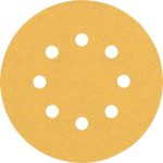 Smirghel EXPERT C470 cu 8 orificii pentru slefuitoare orbitale cu excentric 125 mm, G 100, 50 buc.