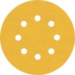 Smirghel EXPERT C470 cu 8 orificii pentru slefuitoare orbitale cu excentric 125 mm, G 240, 50 buc.