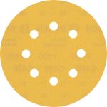 Smirghel EXPERT C470 cu 8 orificii pentru slefuitoare orbitale cu excentric 125 mm, G 400, 50 buc.