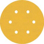 Smirghel EXPERT C470 cu 6 orificii pentru slefuitoare orbitale cu excentric 150 mm, G 240, 50 buc.