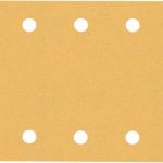 Smirghel EXPERT C470 cu 14 orificii pentru slefuitoare orbitale, 115 x 230 mm, G 120, 50 buc.