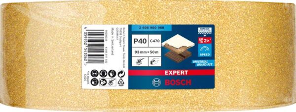 Rola de Smirghel EXPERT C470 pentru slefuire manuala, 93 mm x 50 m, G 40 - imagine 2