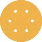 Smirghel EXPERT C470 cu 6 orificii pentru slefuitoare orbitale cu excentric 150 mm, G 220, 50 buc.