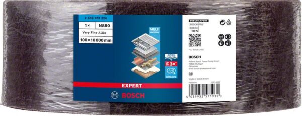 Rola postav EXPERT N880 pentru slefuire manuala, 100 mm x 10 m, foarte fin - imagine 2