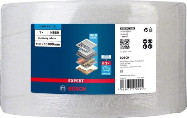 Rola postav EXPERT N880 pentru slefuire manuala, 150 mm x 10 m, curatare - imagine 2