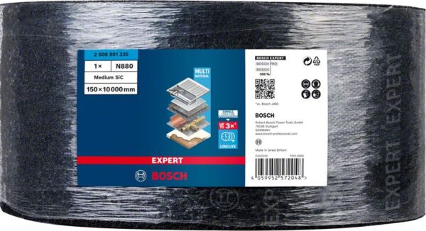 Rola postav EXPERT N880 pentru slefuire manuala, 150 mm x 10 m, mediu S - imagine 2