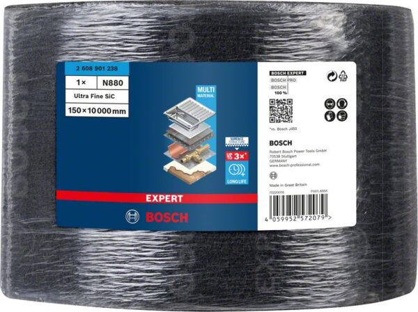 Rola postav EXPERT N880 pentru slefuire manuala, 150 mm x 10 m, ultra fin S - imagine 2