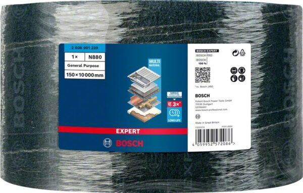 Rola de postav EXPERT N880 pentru slefuire manuala 150 mm x 10 m, uz general - imagine 2