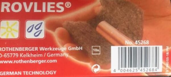 Burete abraziv (10/set) Rothenberger