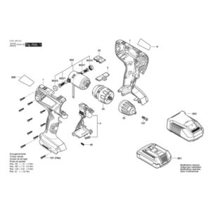 Piese scule cu acumulator Bosch