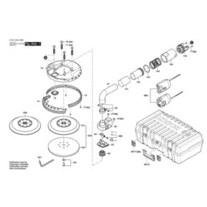 Piese slefuitoare Bosch GTR 550